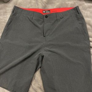 Mens grey board shorts, size 38